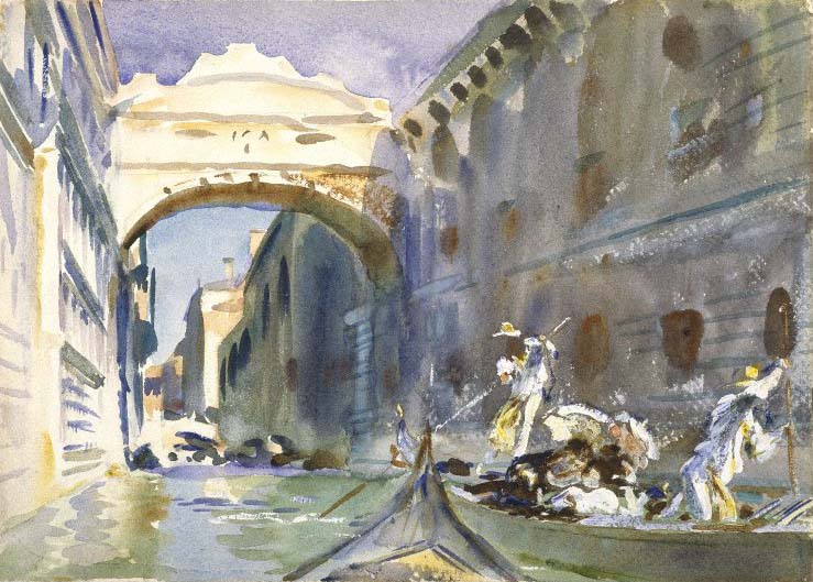 John Singer Sargent The Bridge of Sighs